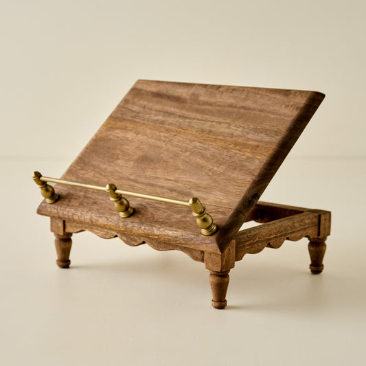 Vintage-Inspired Cookbook Holder + Riser