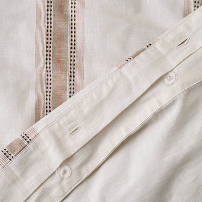 Dannie Stripe Duvet of duvet insert buttons