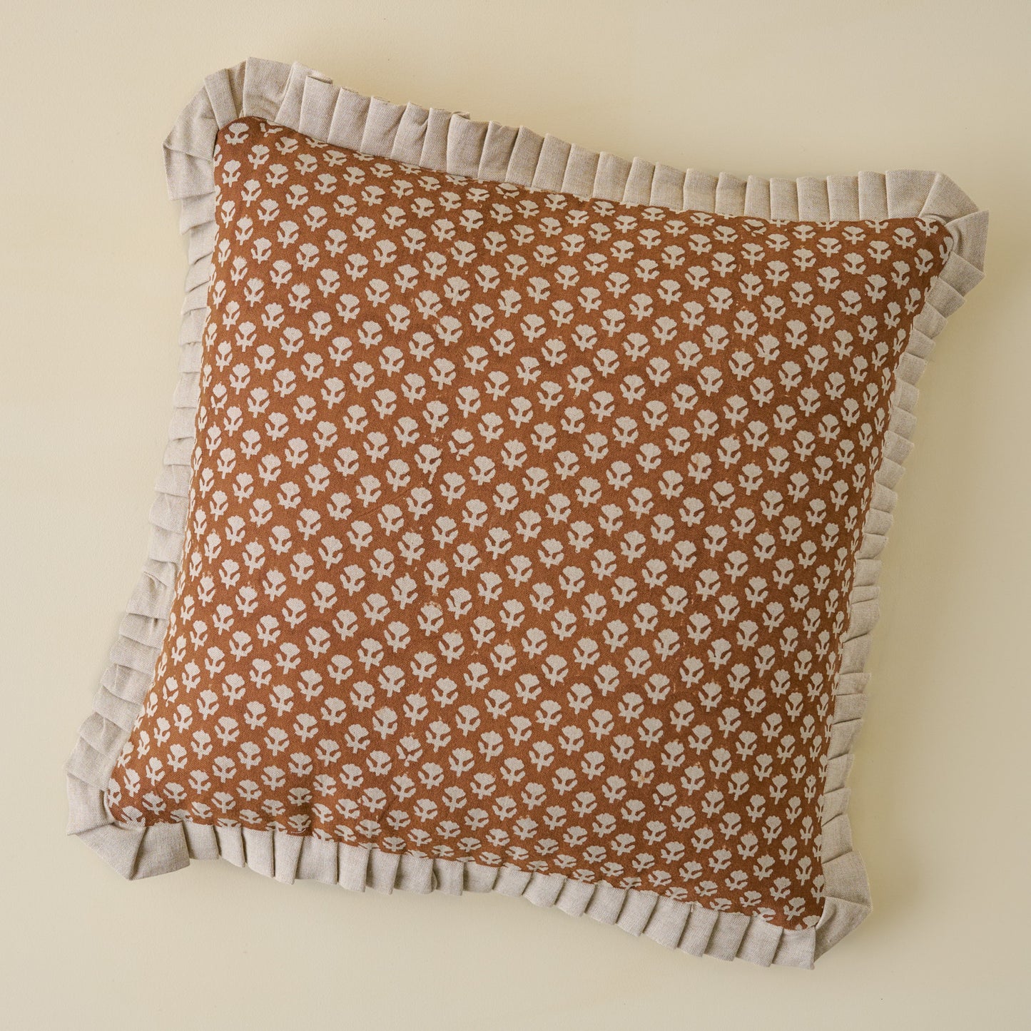 Emma Block Printed Pillow