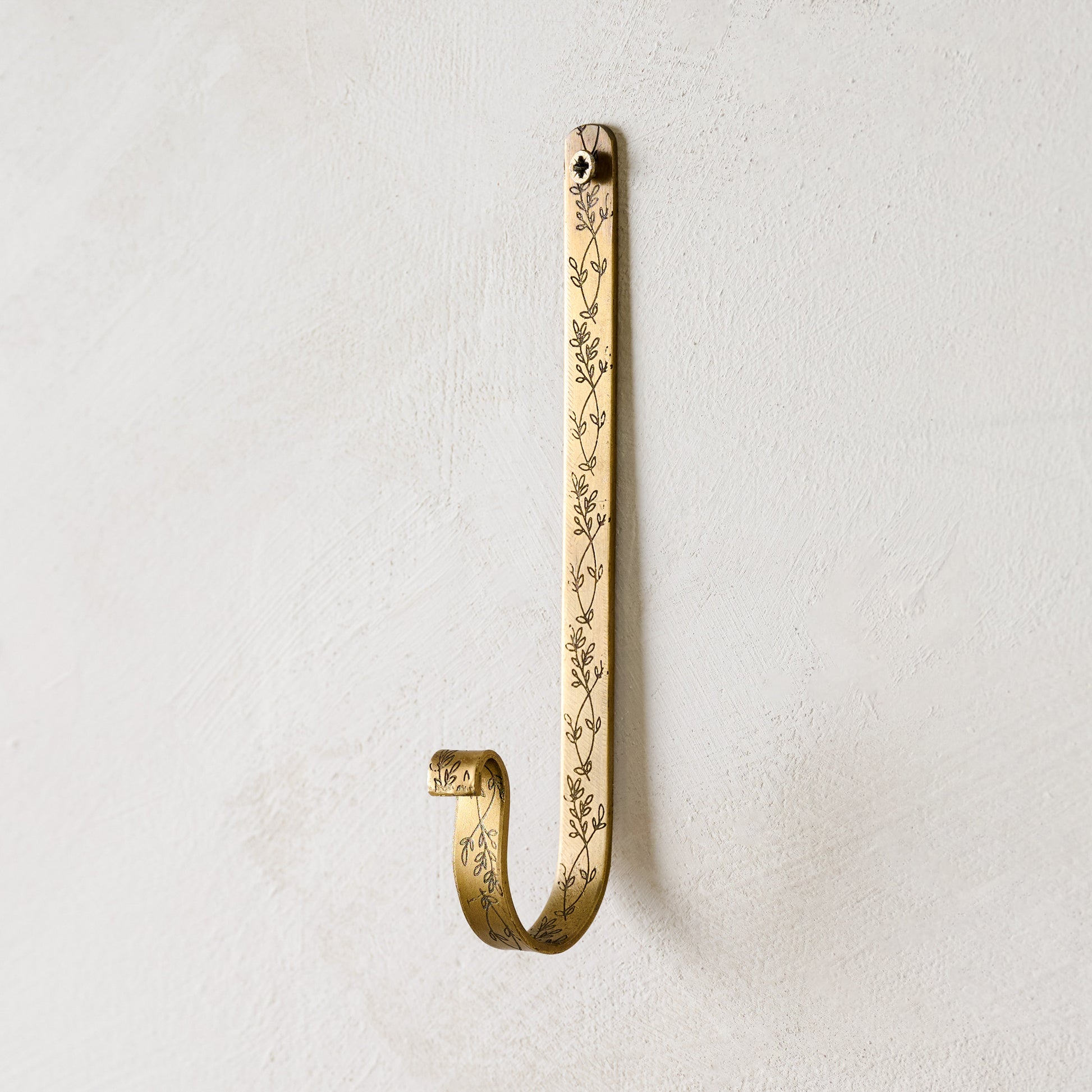 Celine Etched Brass Hook