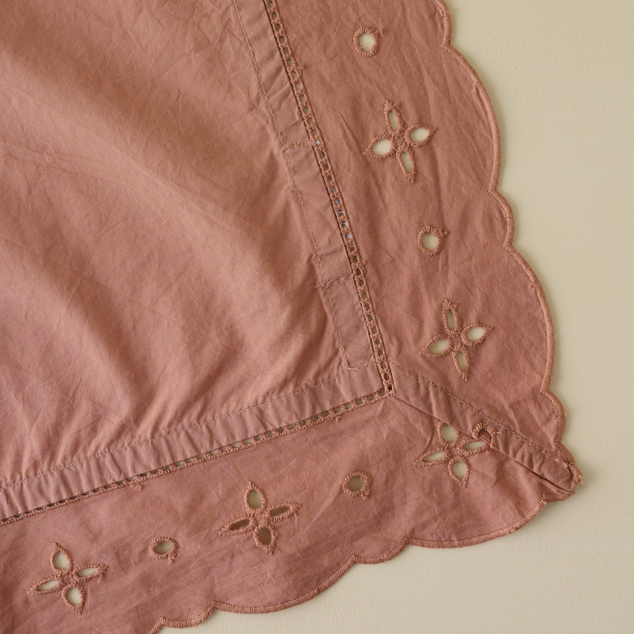 Blush Eyelet Border Napkin Set of Four - Thumbnail 2