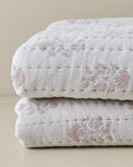 Floral Jacquard Kantha Quilt 