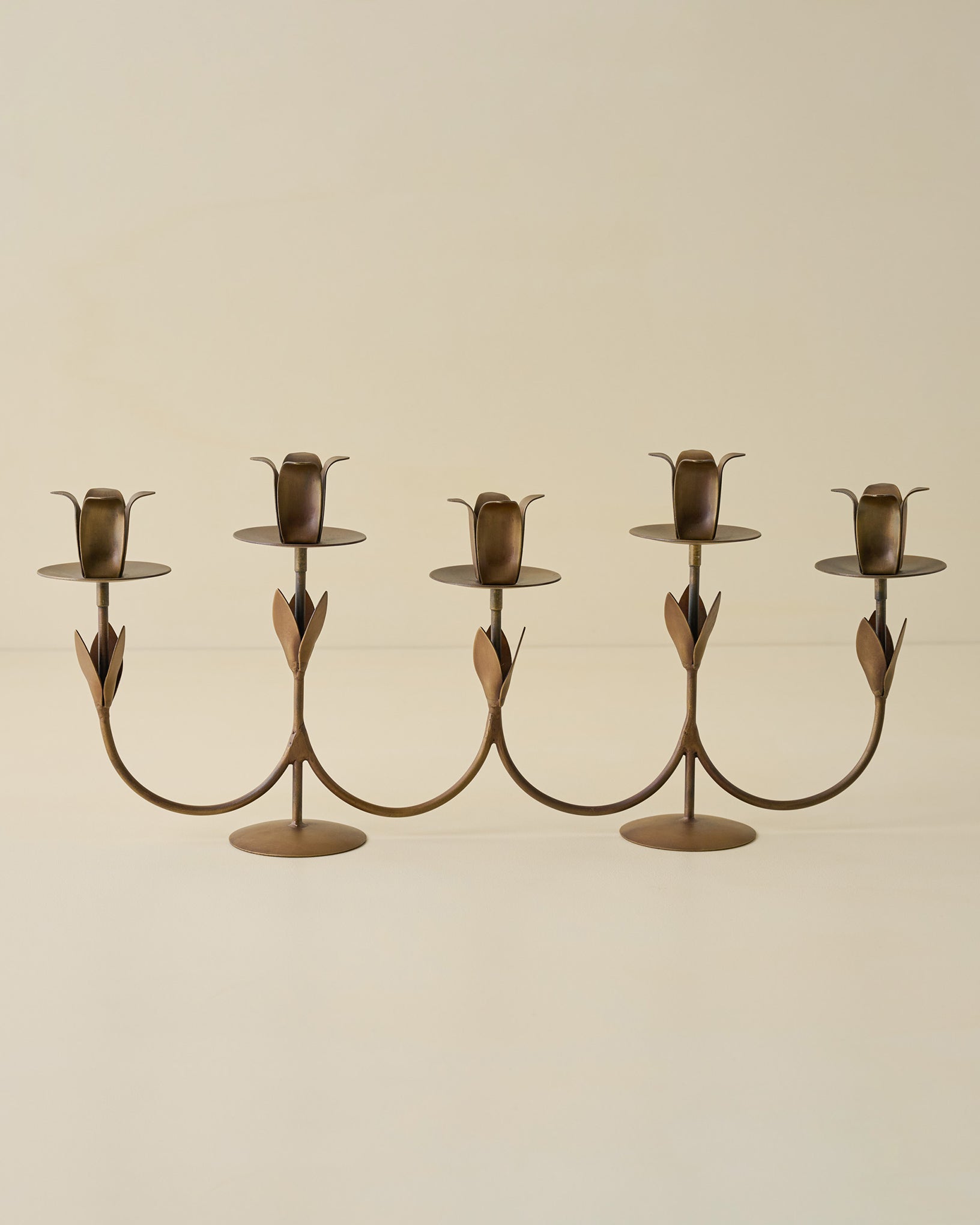 Forged Tulip Candelabra – Magnolia