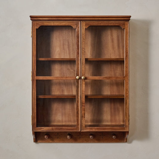 Amelia Oversized Display Cabinet with Glass Doors