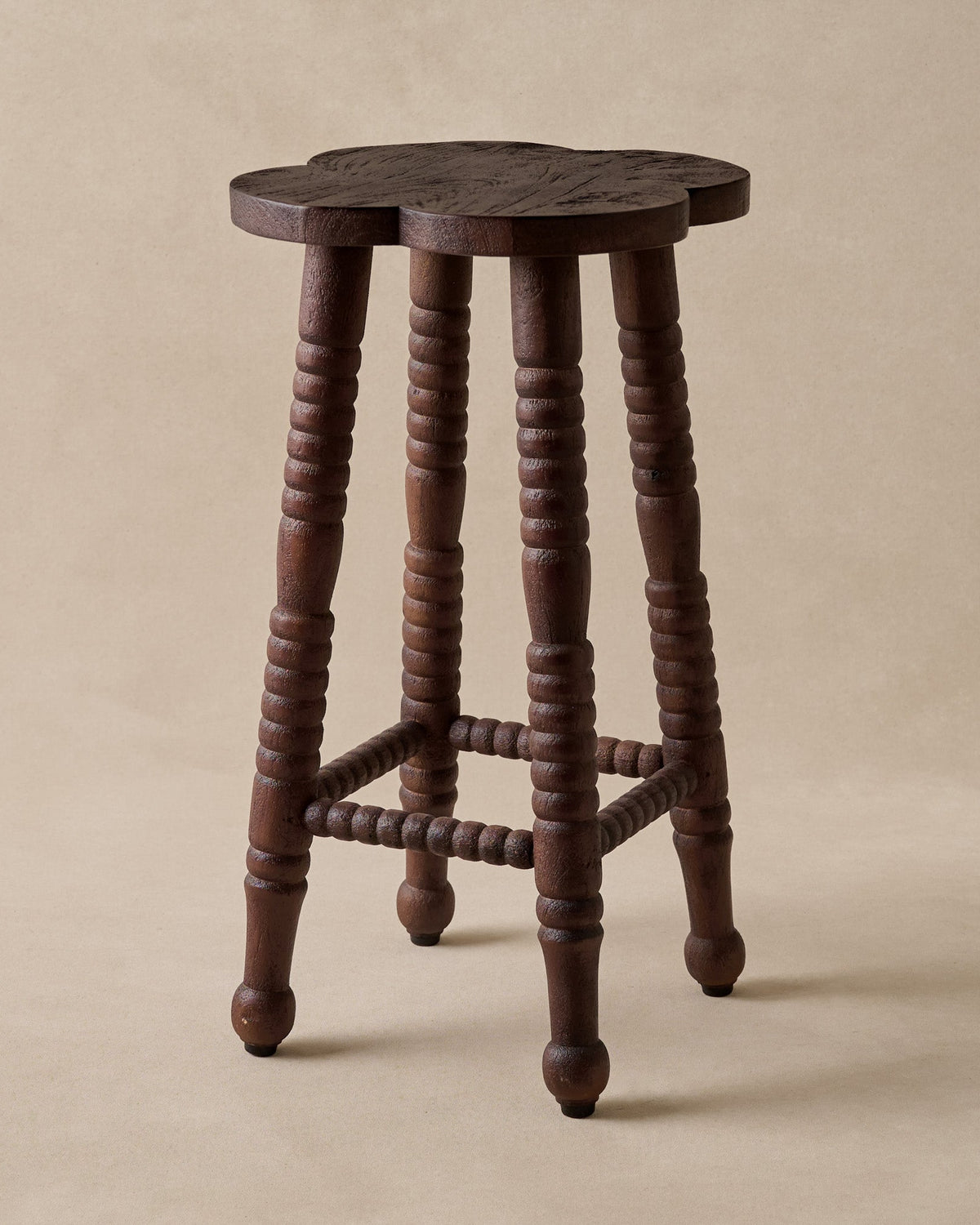 Jude Counter Stool in Dark Wood