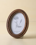 Caroline Carved Wood Oval Photo Frame 5x7 frame