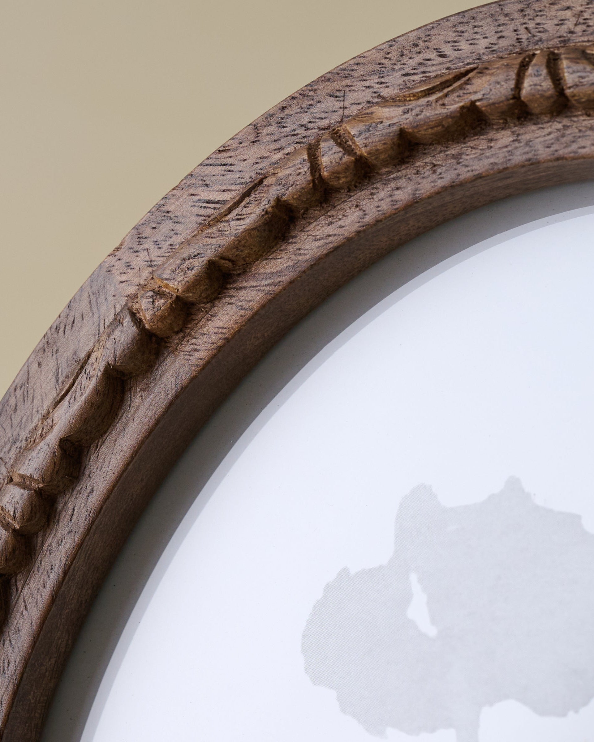 Caroline Carved Wood Oval Photo Frame – Magnolia
