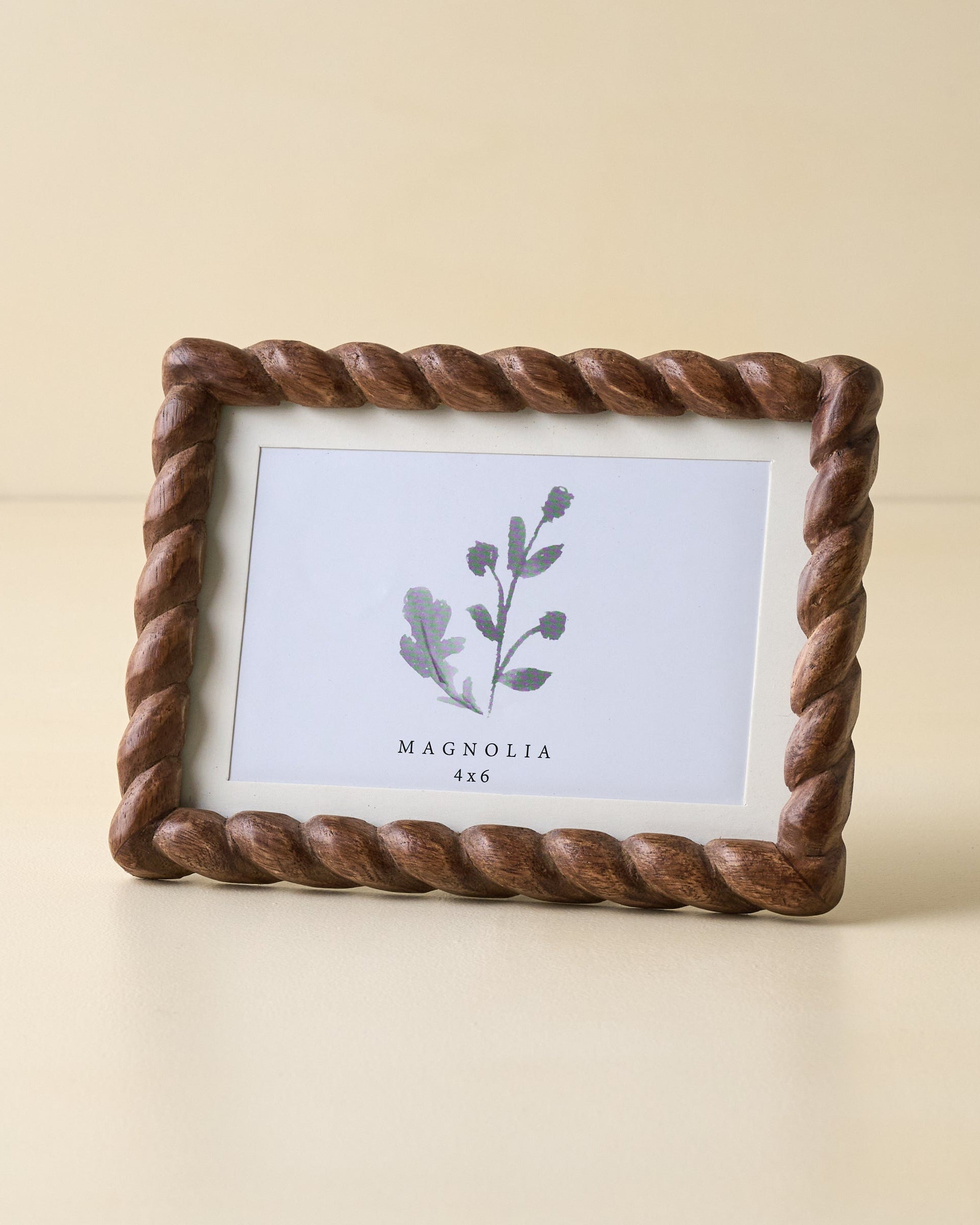 Lorrie Twisted Wood Frame - 4"x6"