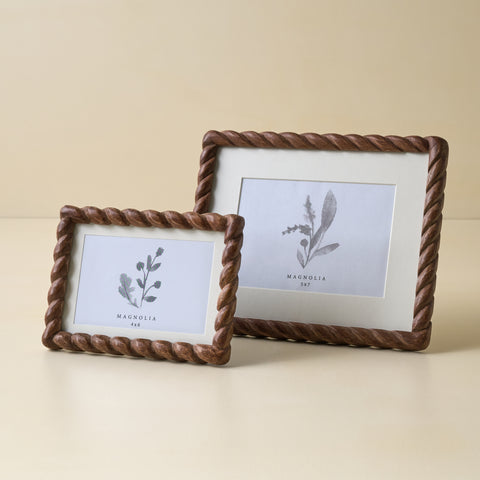 Lorrie Twisted Wood Frame 4x6”