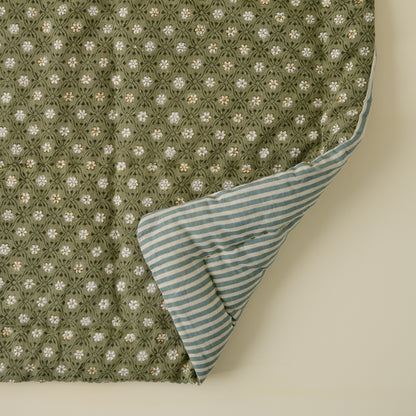 Thea Reversible Quilt close up view