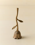 Floral Antique Brass Bell