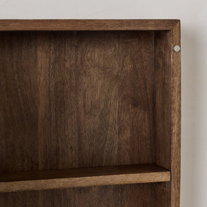 Willa Framed Wall Cabinet close up inside with shelving