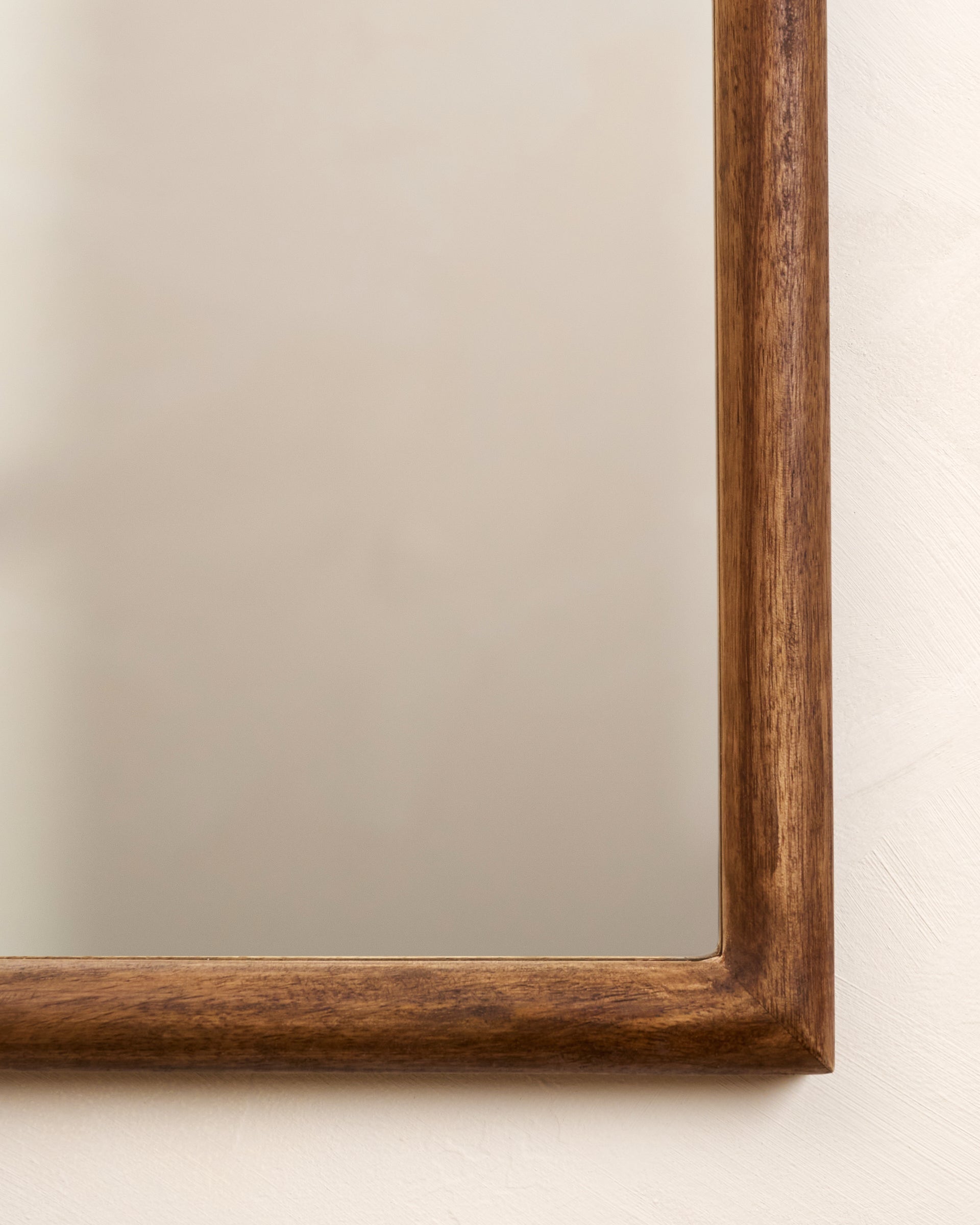 Archer Wood Framed Mantel Mirror – Magnolia