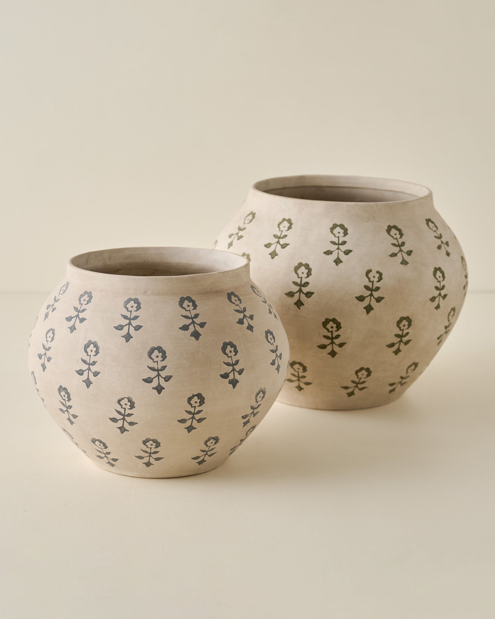 Merritt Block Print Vase