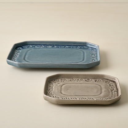 Harper Ceramic Floral Tray (small and large)