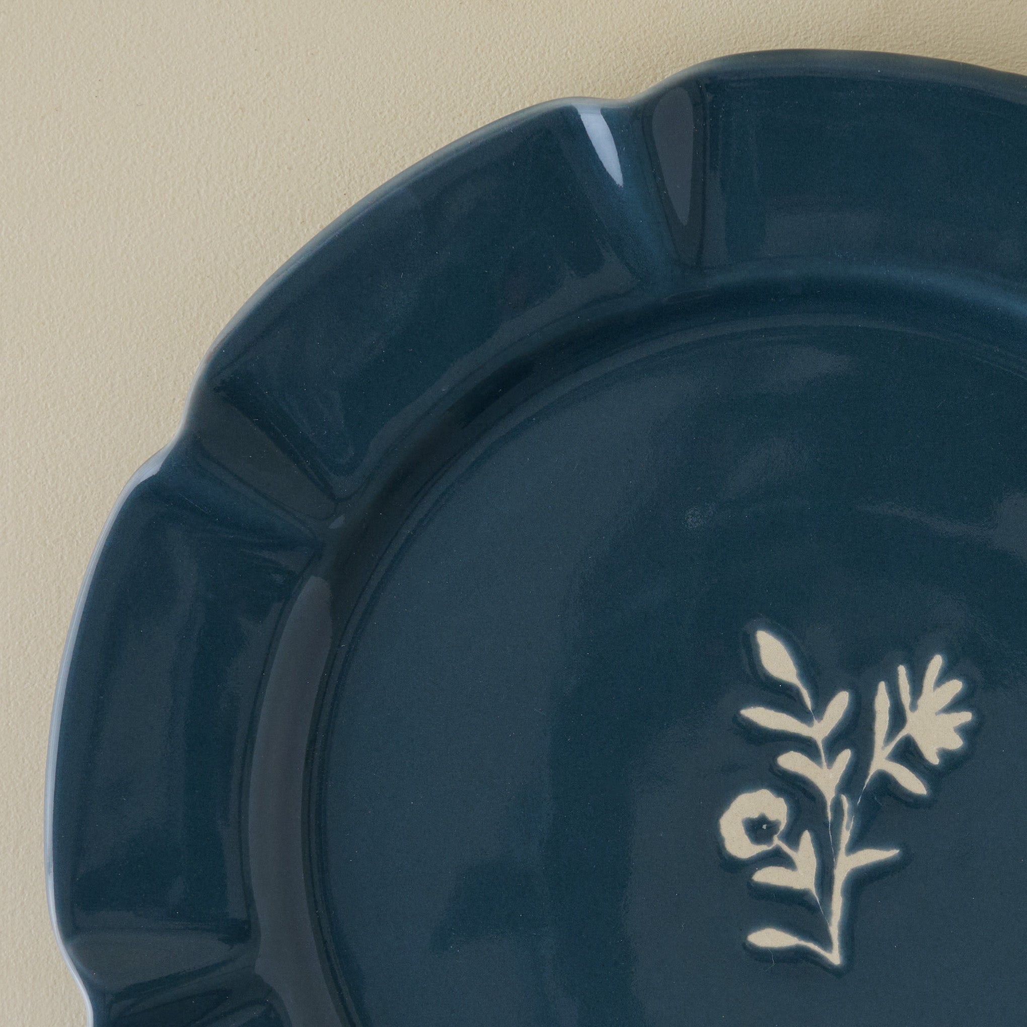Navy Luna Dinner Plate - Thumbnail 4