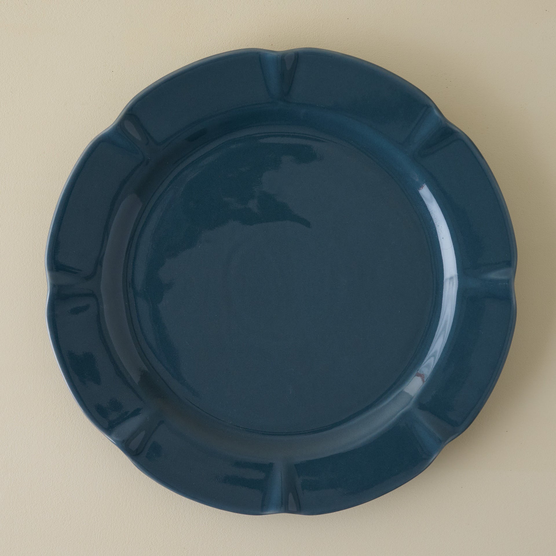 Navy Luna Plate - Dinner