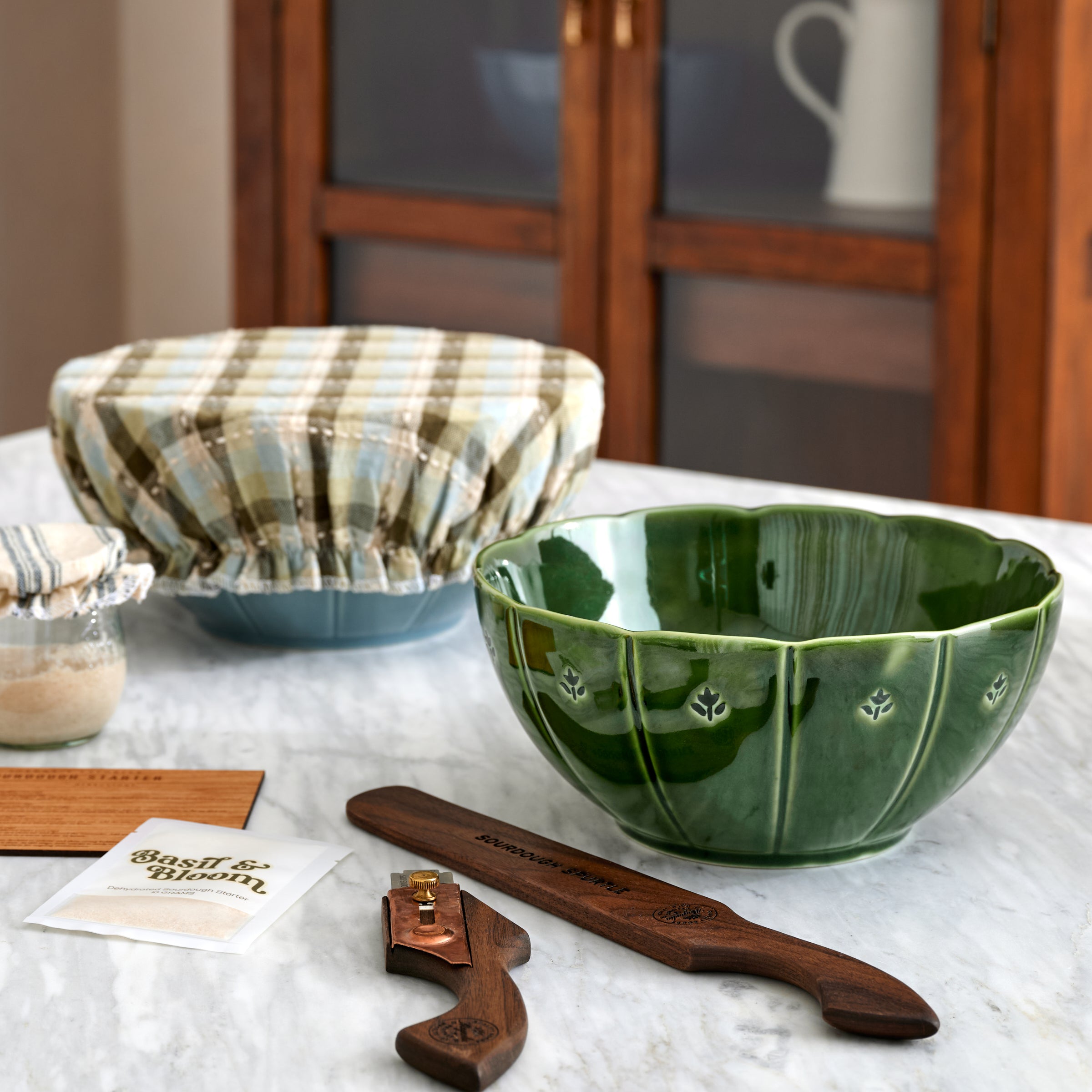 Luna Scalloped Mixing Bowl Set of Three - Thumbnail 3