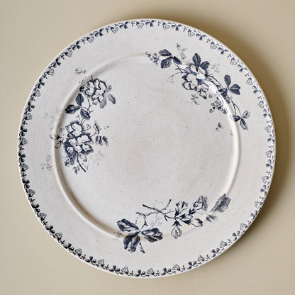 Heirloom Garden Navy Floral Plate (Dinner)