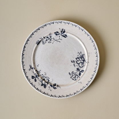 Heirloom Garden Navy Floral Plate (Salad)