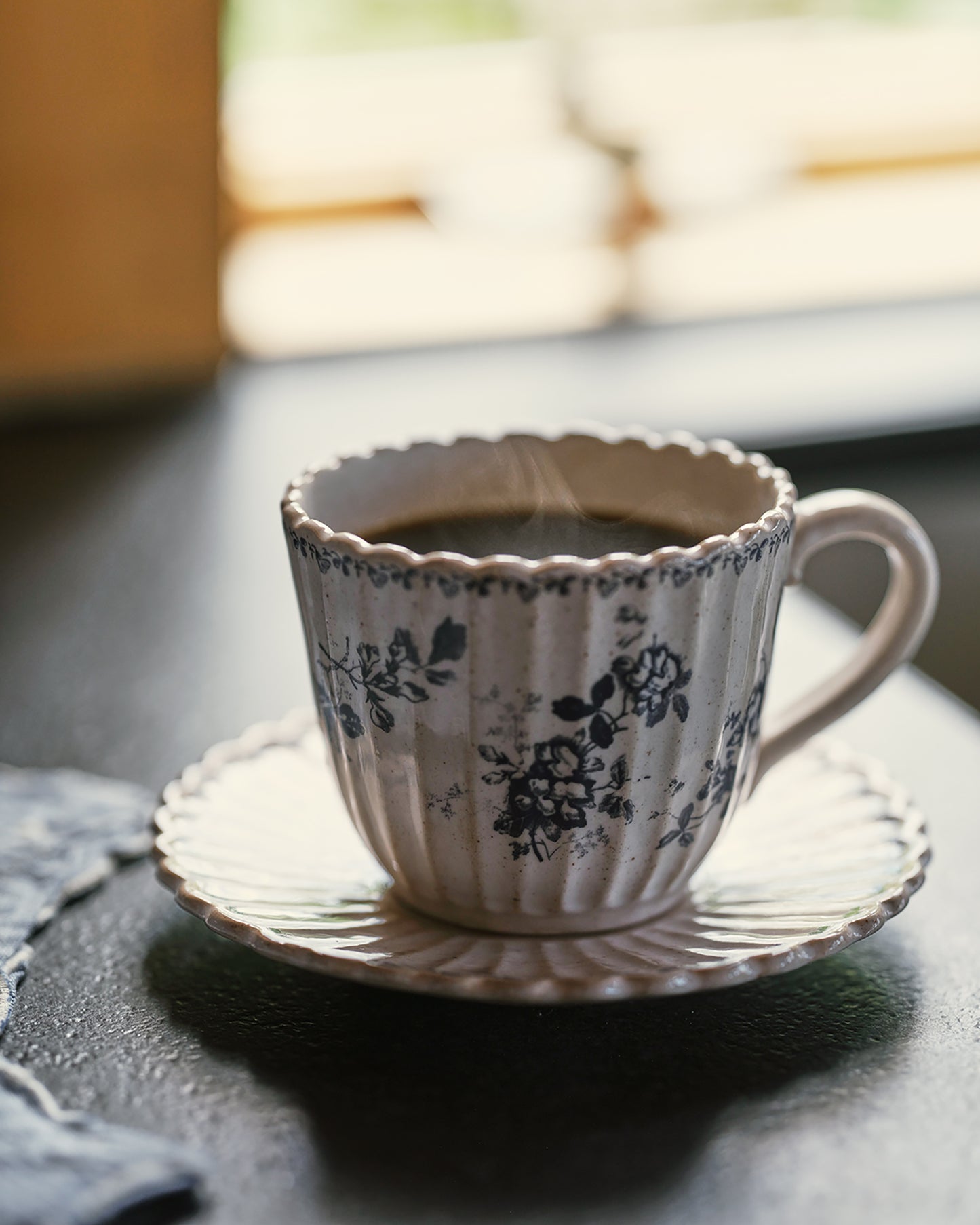 Heirloom Garden Floral Tea Cup and Saucer Set