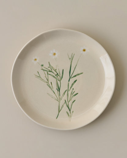 Jo's Pressed Floral Dessert Plate Set of Four