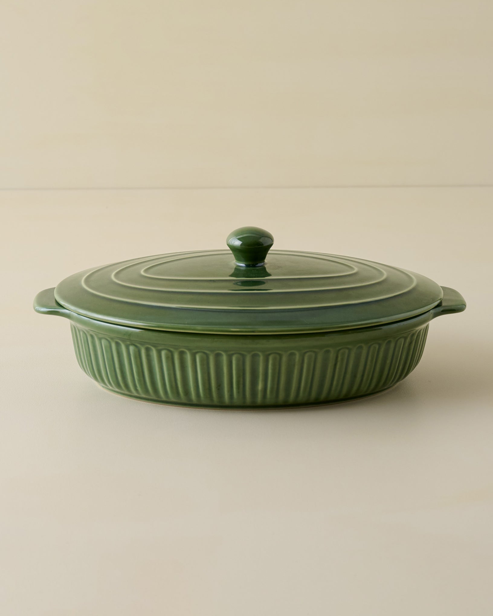 ディープハウス、ソウル大名盤カバー！Paris Green - Oh Yes The Cottage Collection Forest Green Oval Baking Dish – Magnolia