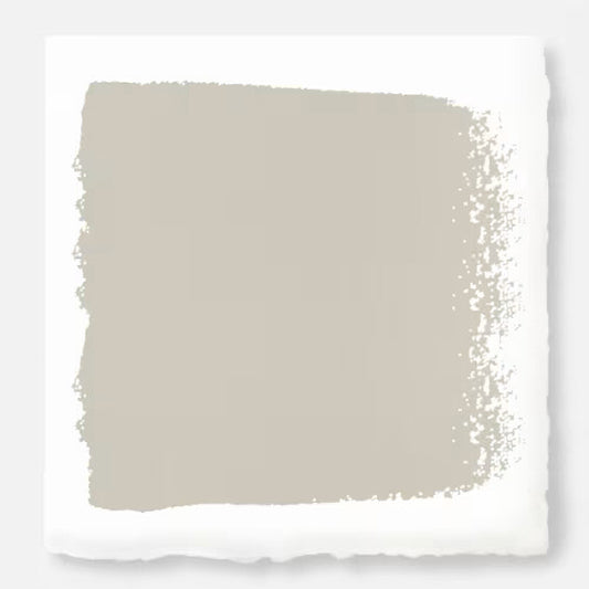 Golden gray with amber and tan undertones paint named gatherings