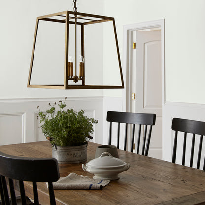 pure white interior paint named true white shown painted on dining room wall