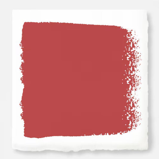 Vibrant red with notes of tangerine orange paint named vine ripened tomato