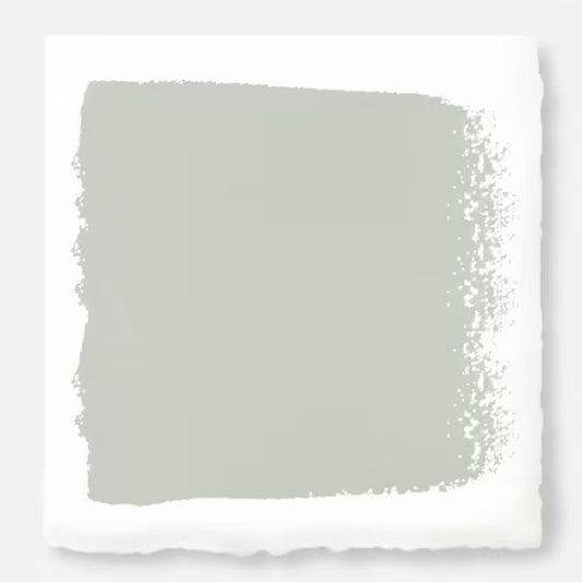 Fresh mint blue lightly dusted with avocado green paint named emmie's room