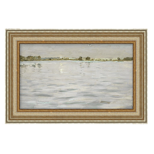 framed wall art called Lakeside at Dusk