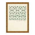 Antique Floral Block Print No.8