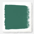 Crisp hunter green with golden accents paint named aspen leaf