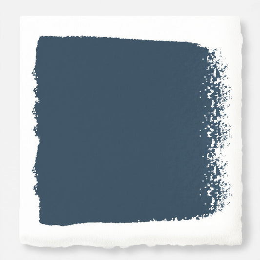 Deep sea blue with a gray caste paint named together