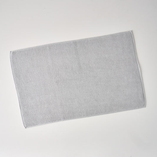 Magnolia Grey Plush Bath Mat