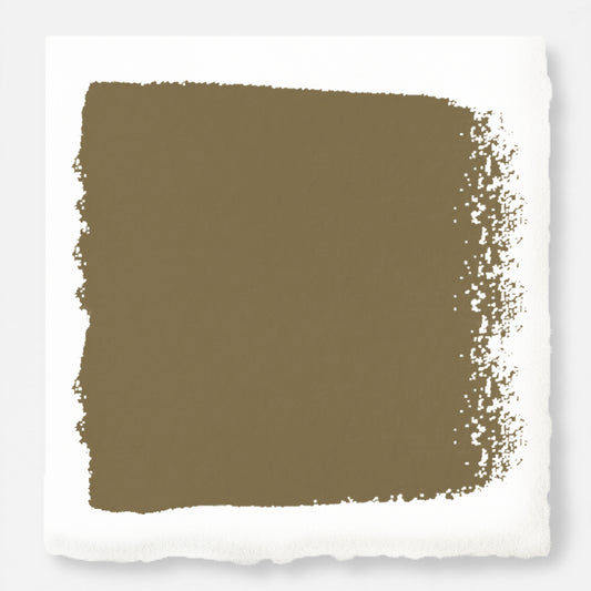 rich green with brown undertone paint color named remote trail