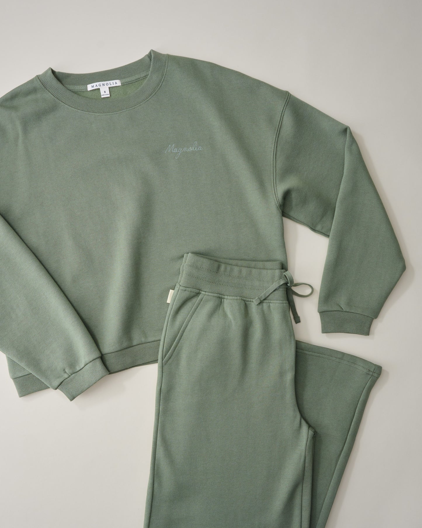 Magnolia Olivine Straight Leg Loungewear Set