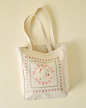 Magnolia Pink Strawberries Canvas Tote