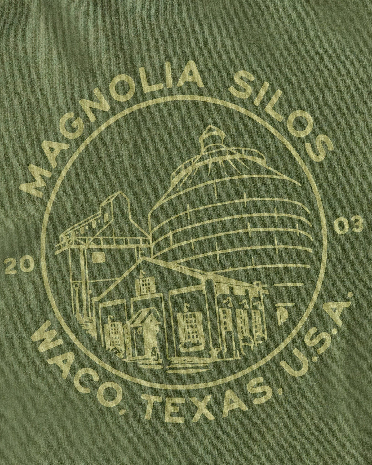 Magnolia Silos Crest Green Shirt