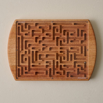 Wooden Marble Maze Game