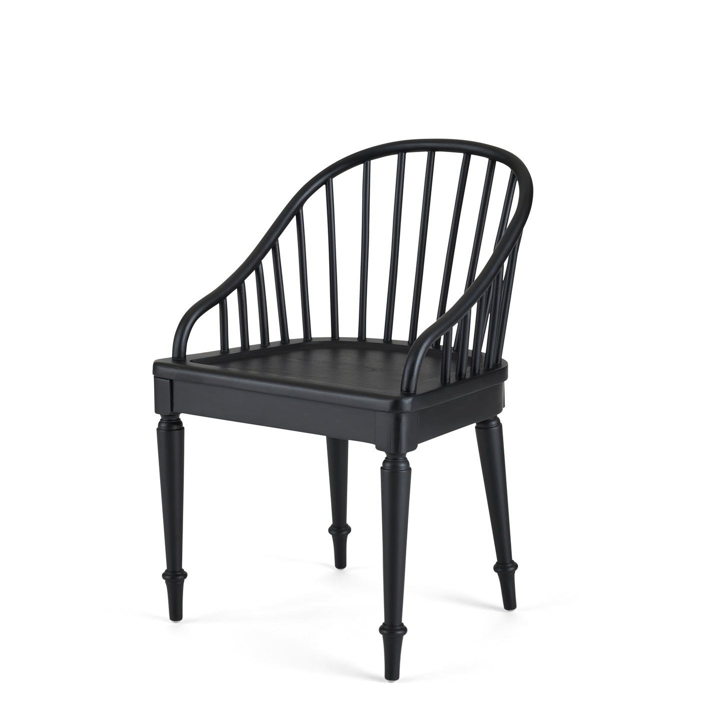 Carlotta Dining Chair in black mahogany