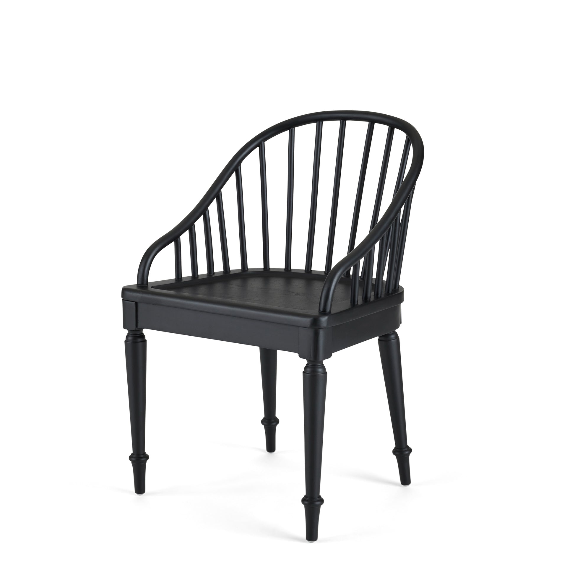 Carlotta Dining Chair in black mahogany