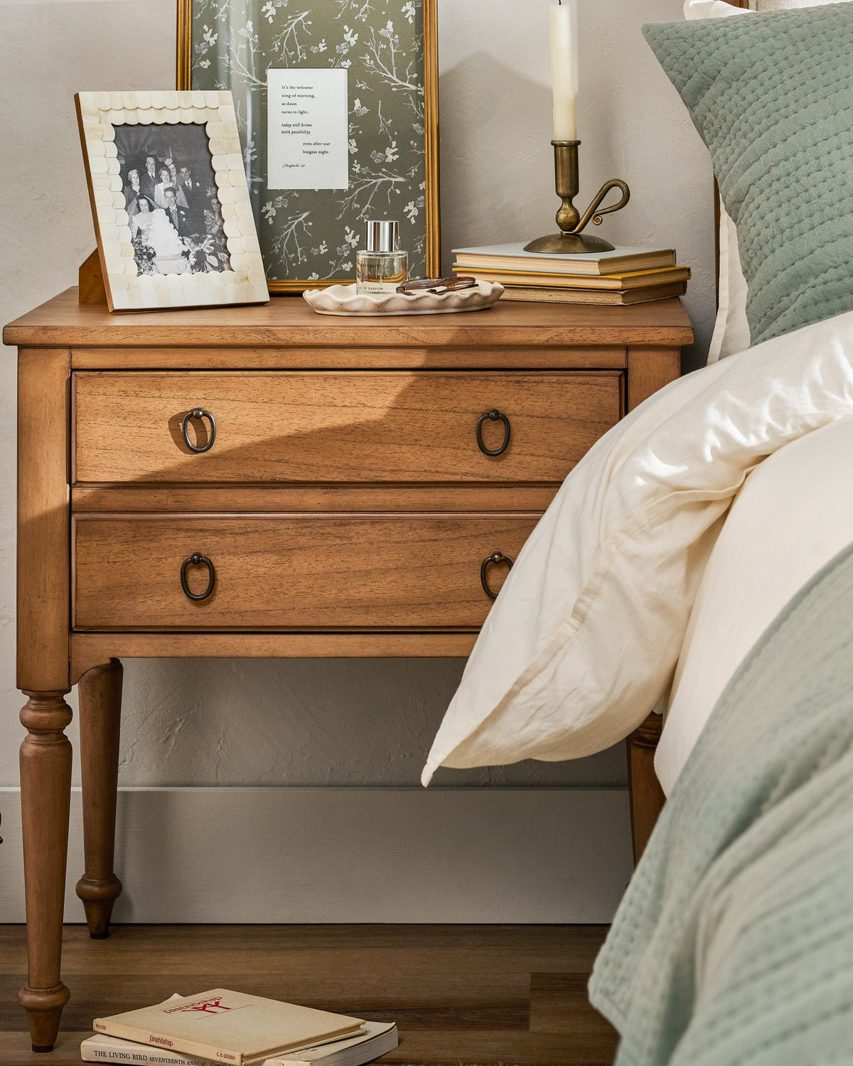 Corinne Nightstand in a room
