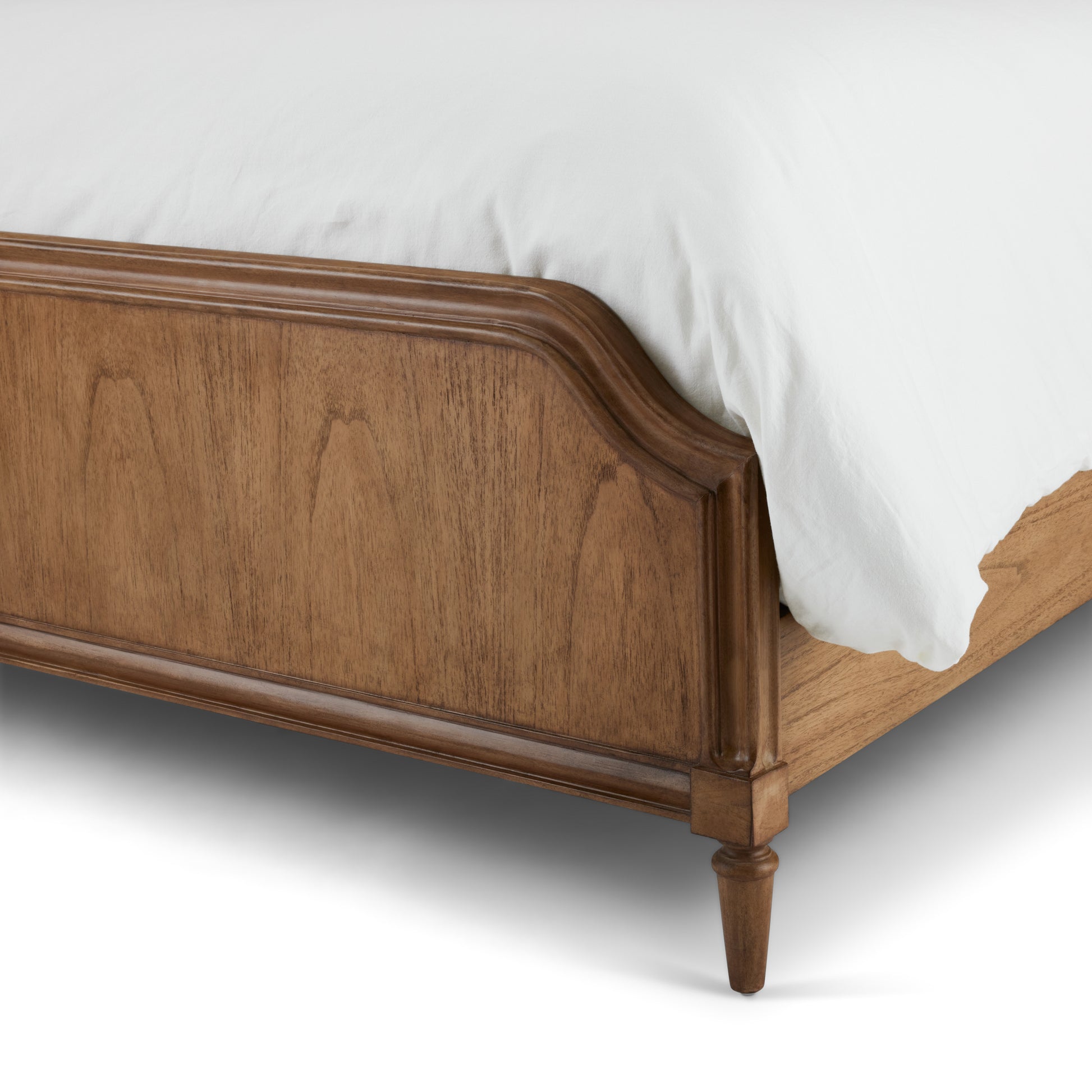 Corinne Bed close up of footboard