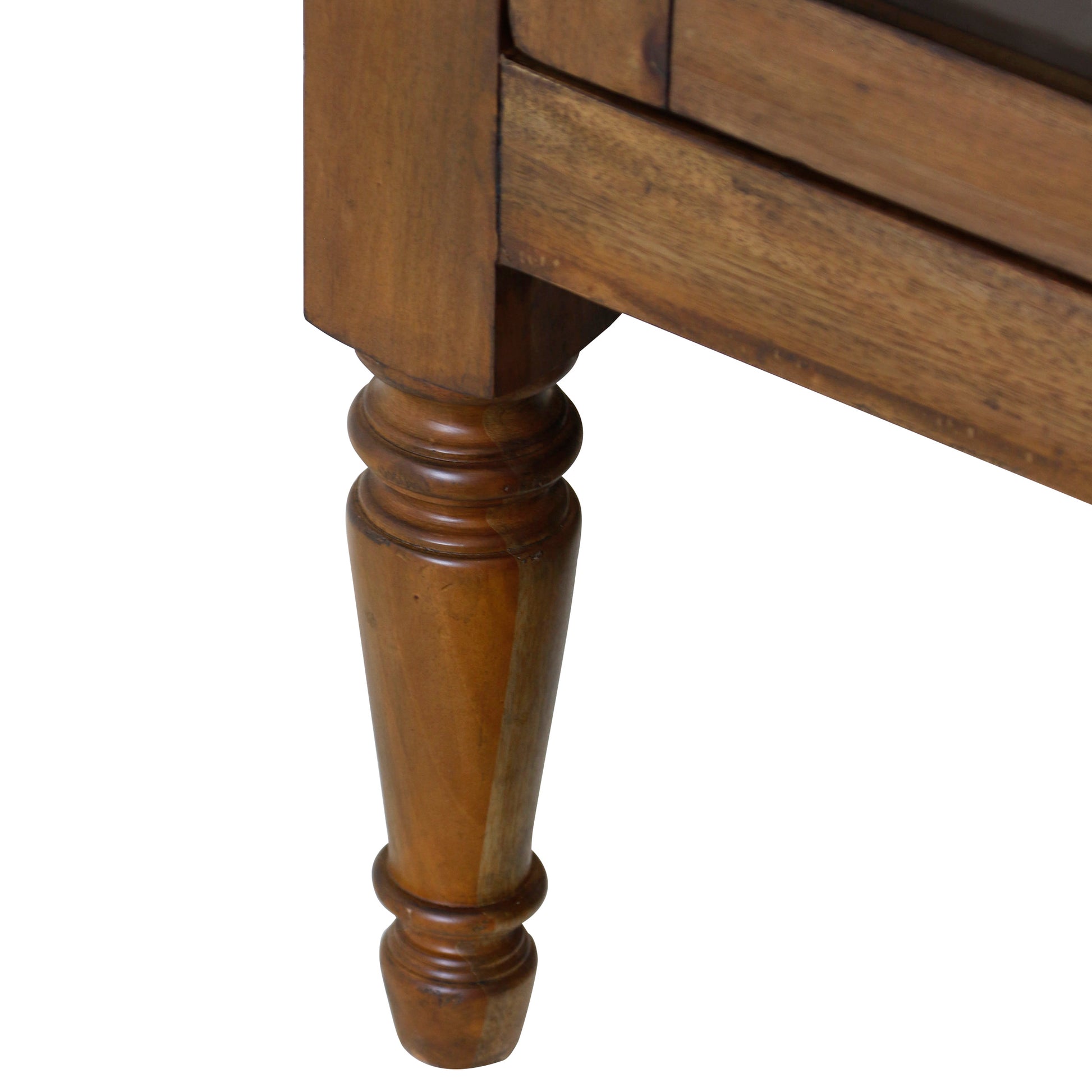 Annette Turned Leg Cabinet close up of legs