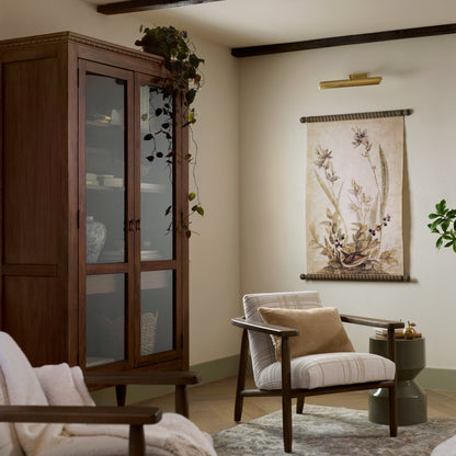 Annette Turned Leg Cabinet in a room