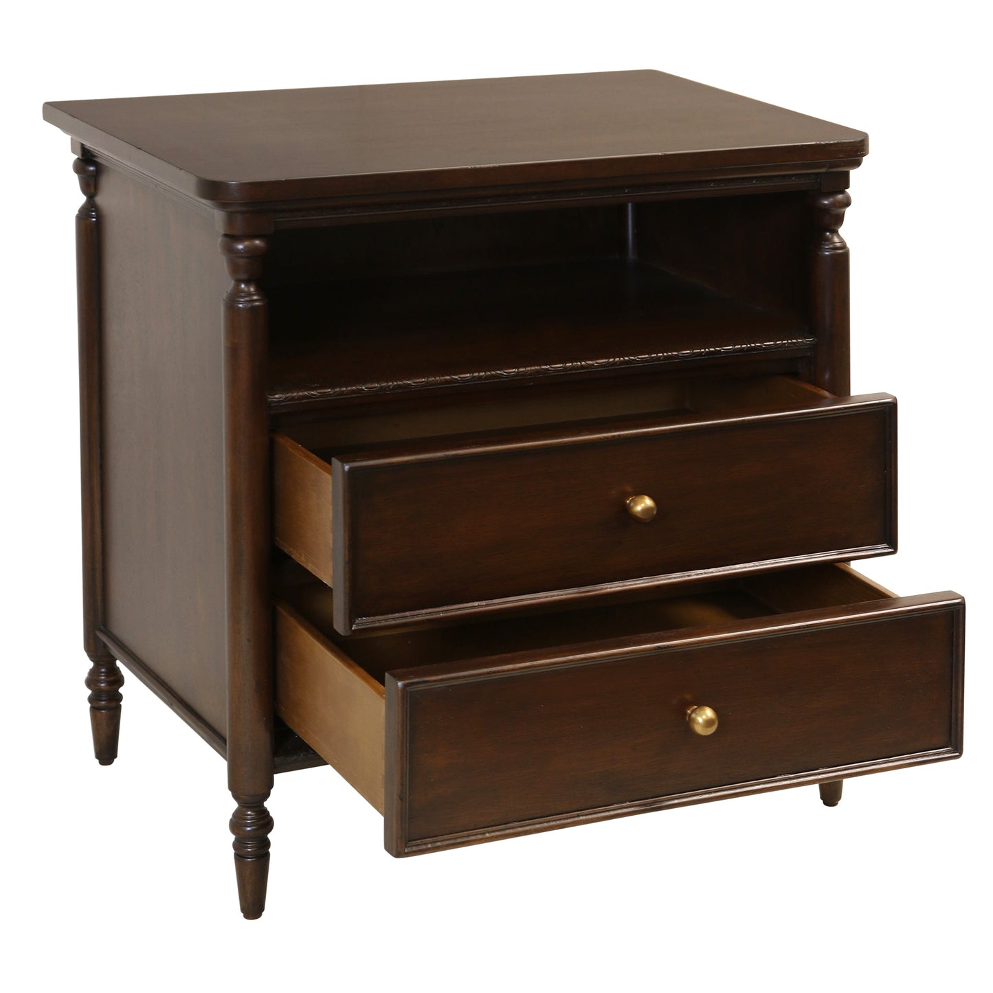 Miller Nightstand drawers pulled open