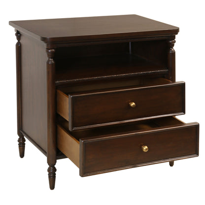 Miller Nightstand drawers pulled open