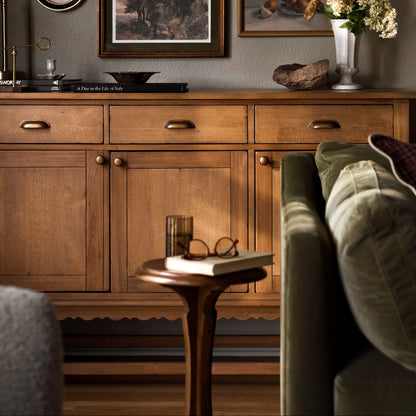 Freya Sideboard in living room with wall gallery above